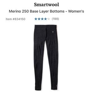 Smartwool merino wool base layer bottoms